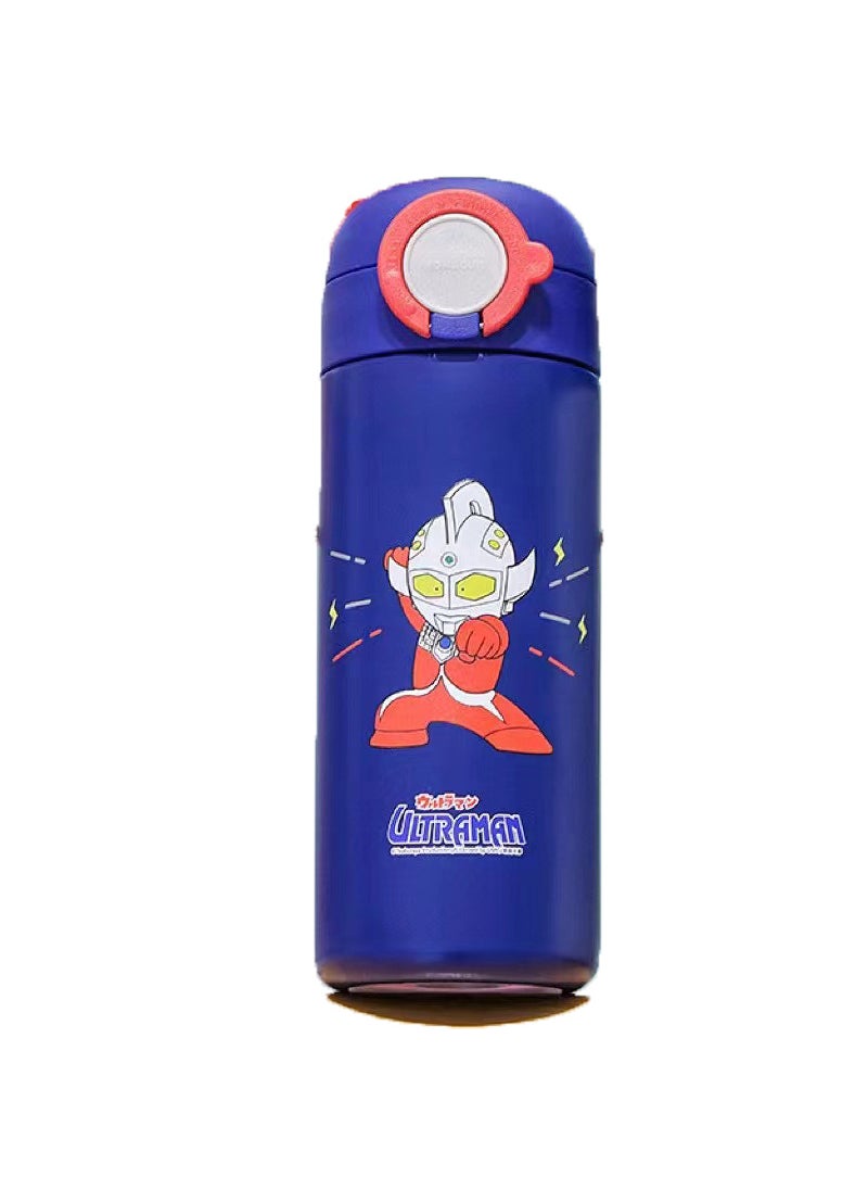 Ultraman Insulated Cup for Kids 316 Straw 9033 Blue Ultraman 480ml