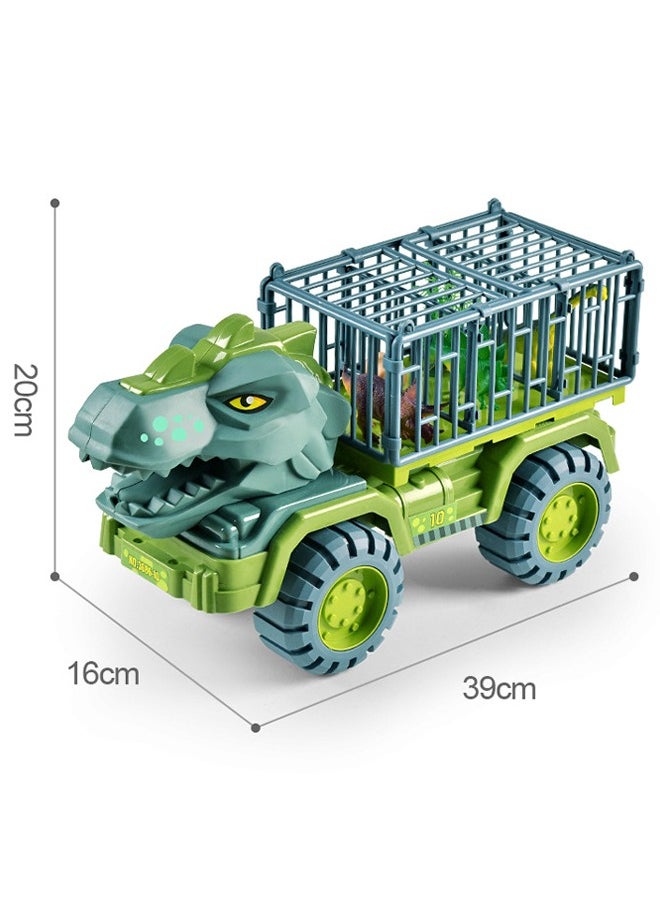 Dinosaur Truck Toys Transport Car  Truck With Dinosaur Toys Car 21 pcs Dinosaur Truck Set Toys  For Kids Boys Girls