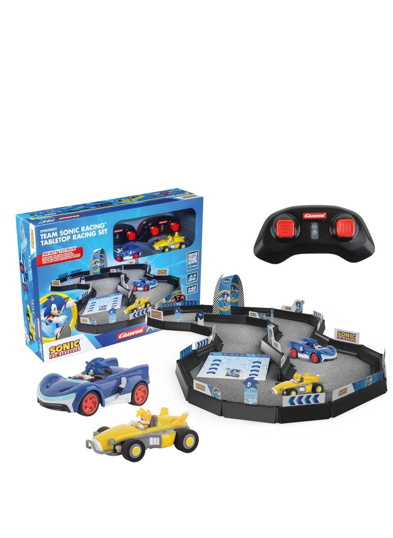 Carrera Team Sonic Racing Tabletop Racing Set