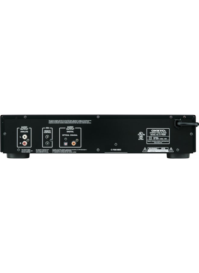 Onkyo C-7030 Home Audio CD Player - Black