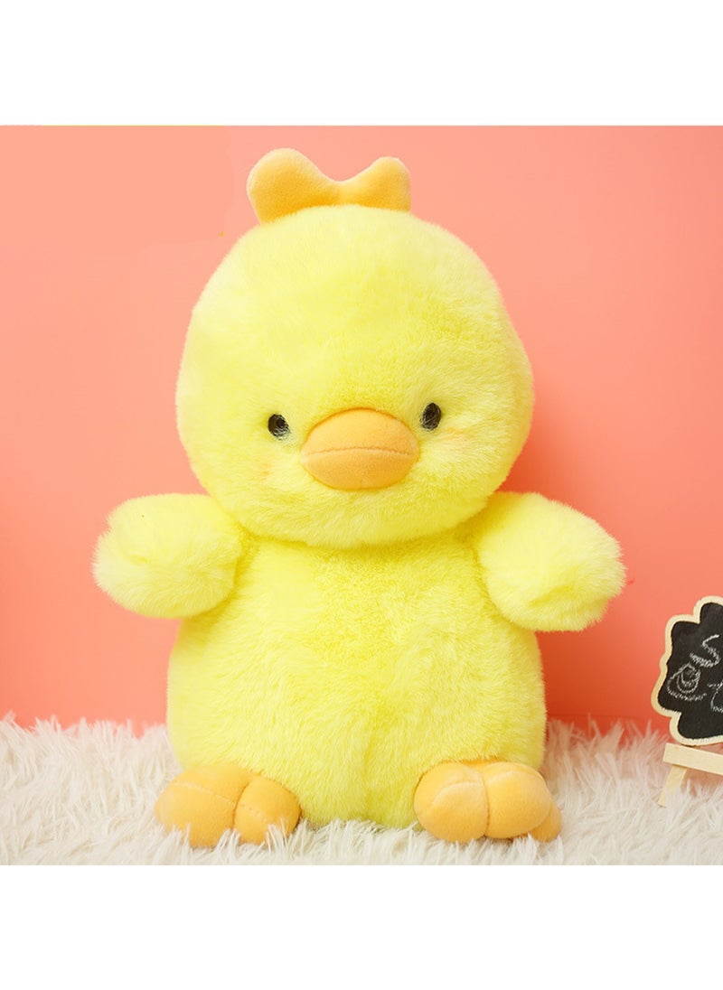 23 CM Cute Little Chicken Plush Toy Soft Stuffed Cartoon Animal Doll For Girls And Boys All Ages Gift