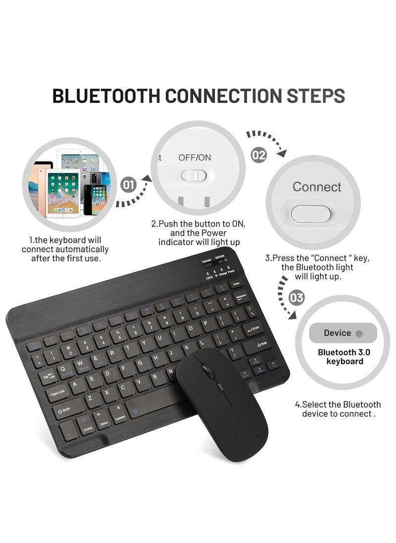 Wireless Keyboard and Mouse Combo Sleek, Portable, and Efficient (Multicolour)