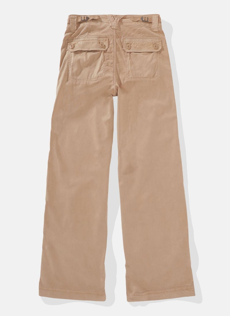 Dreamy Drape High-Waisted Baggy Wide-Leg Pants