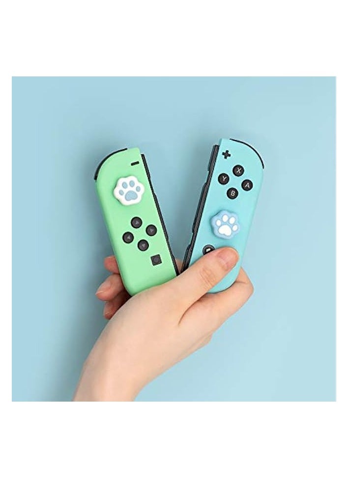 Cat Paw Thumb Grip Caps,Compatible with Nintendo Switch & Switch Lite Only,Soft Silicone Joystick Cover,4PICS [video game]