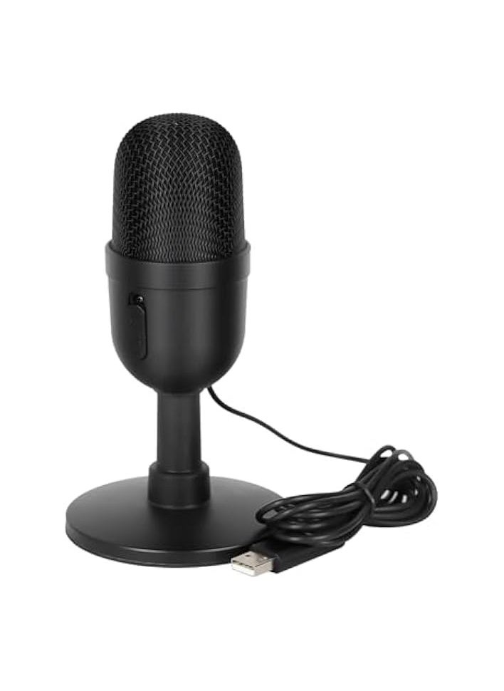 G20 Gaming PC Microphone with Noise Cancellation and Volume Control, Podcast Microphone for Twitch/Discord/Youtube Streaming - Black