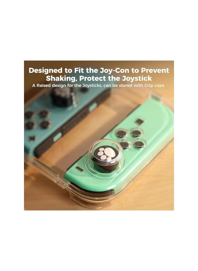 case for Nintendo Switch Switch OLED Joy Con, Portable Dust Proof Protective Box Compatible with Nintendo Switch OLED Joy Con, Joy con Travel Case with Magnetic Closure