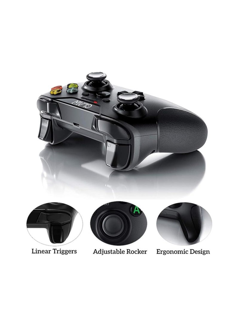 CLAW Shoot Bluetooth Mobile Gamepad Controller for Android Phones, Tablets & Windows PC, Laptops with Button Mapping Feature, Detachable Mobile Holder, 8 hours Play Time & Rubberized Textured Grip