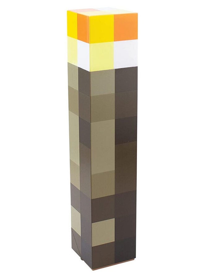 Paladone Minecraft Torch Lamp with 2 Light Modes, Wall Mountable and Freestanding, Battery Operated