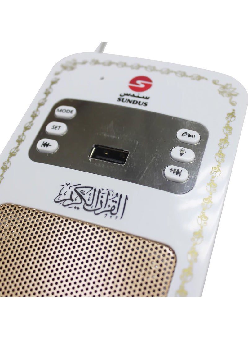 Quran Wall Speaker With Bluetooth feature White