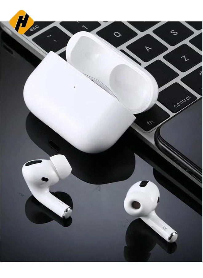 Rebenuo True Wireless Bluetooth Earpods Headset with Wireless Charging (White MODEL RCP60