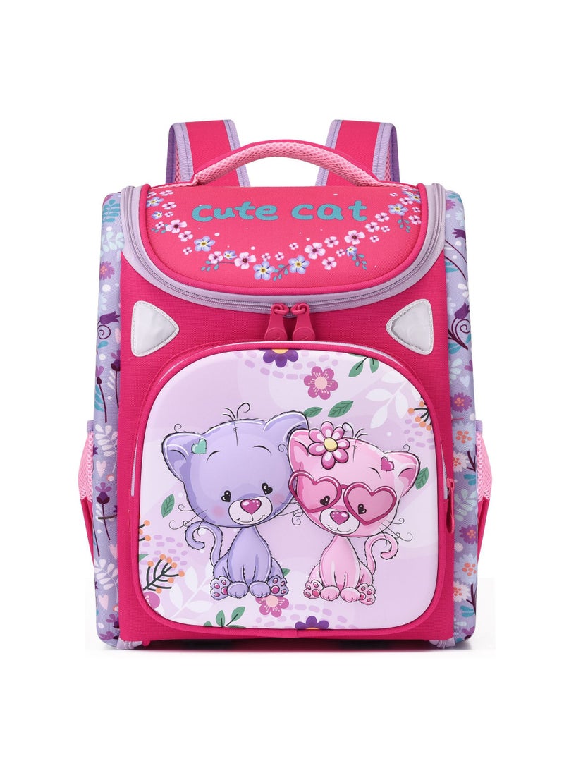 1 x 5 pcs Kids Space Backpack 3D Hard-Shell Large Capacity Bear