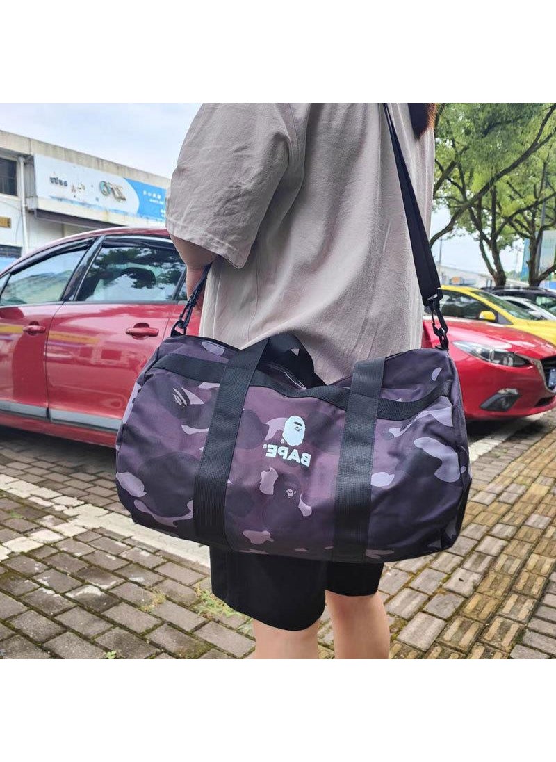 Colorful Gradient Ape Camo Water-Resistant Travel Duffel Bag B4815 Color bag packaging