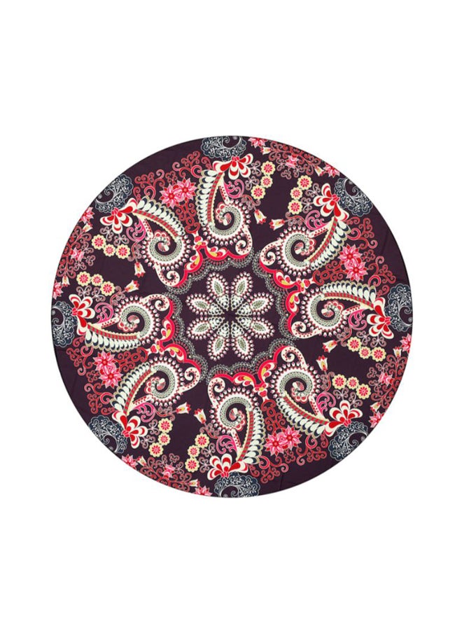 Printed Round Beach Towel Multicolour 130 x 175cm