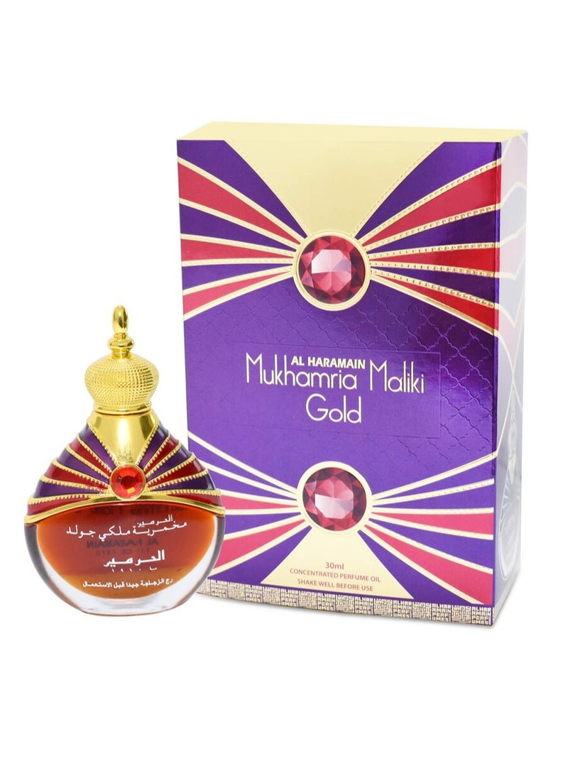 Mukhamria Maliki Gold Concentrated Perfume Oil 30ml