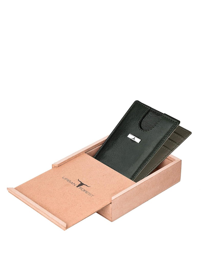 Urban Forest Men's Leather Money Clip Wallet