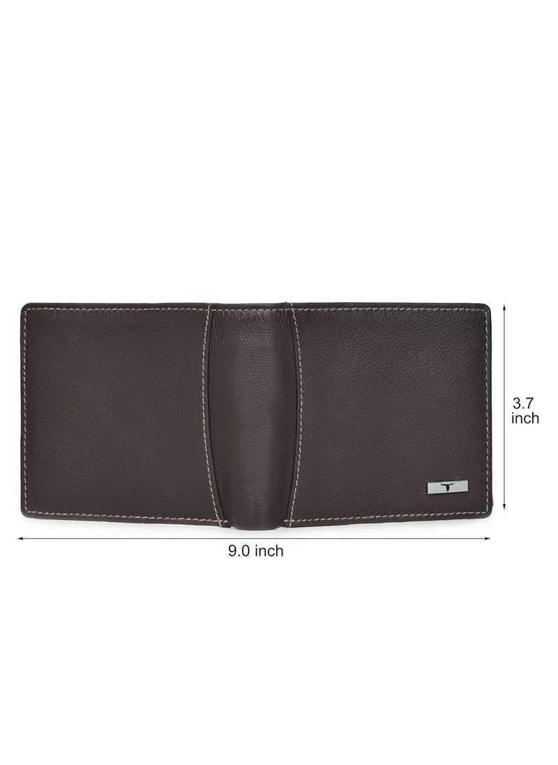 URBAN FOREST Oliver Dark Brown Leather Wallet for Men