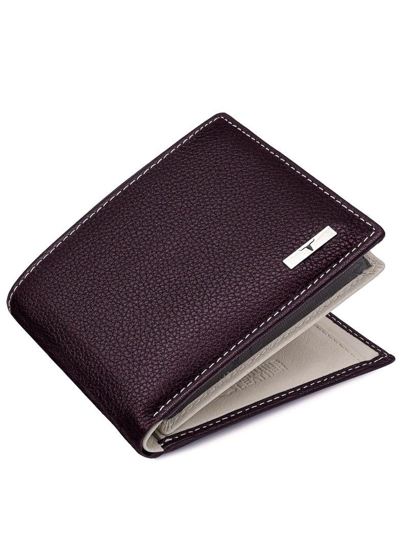 URBAN FOREST Kyle Brown/Sand Leather Wallet for Men