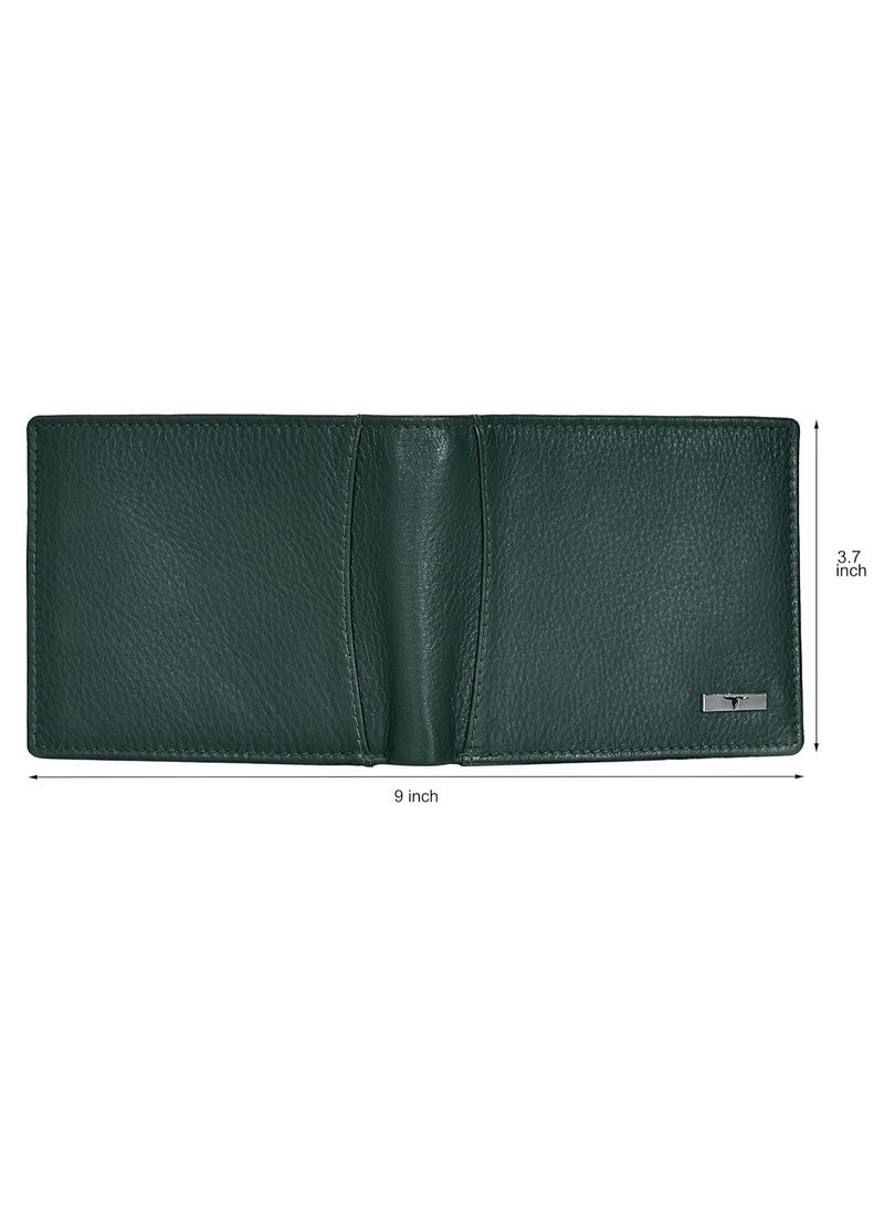 Urban Forest Oliver Green Leather Wallet for Men, 6 Card Slot