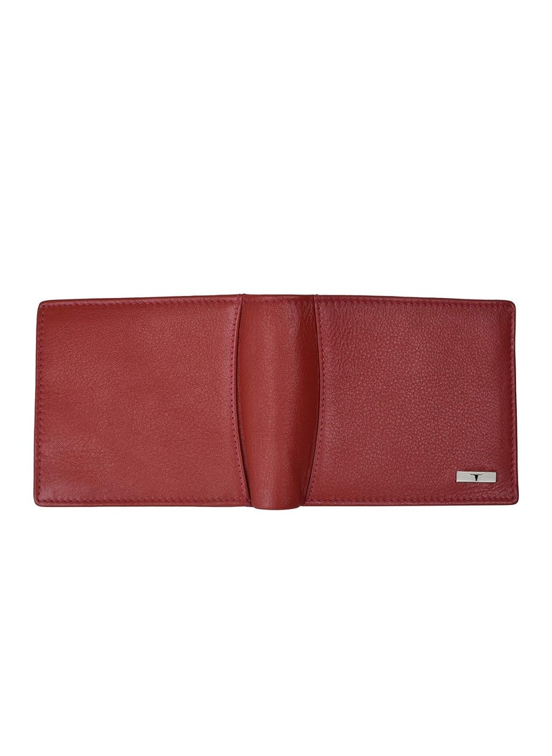 URBAN FOREST Oliver Red Leather Wallet for Men