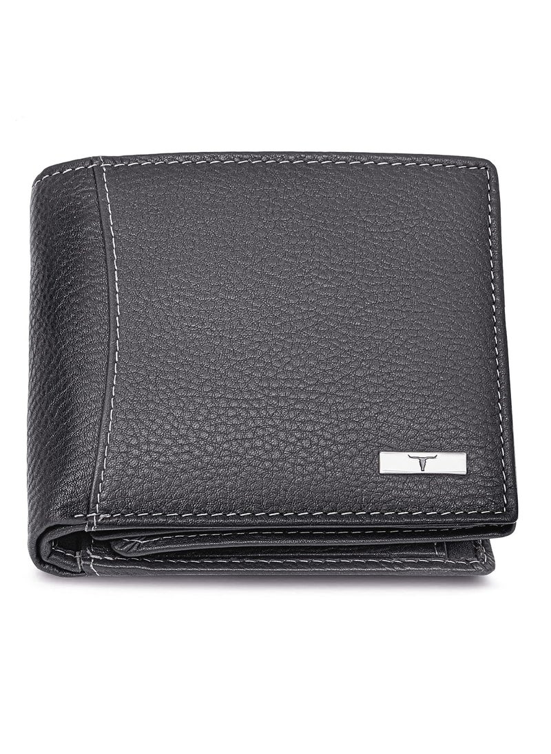 URBAN FOREST Oliver Grey Leather Wallet for Men