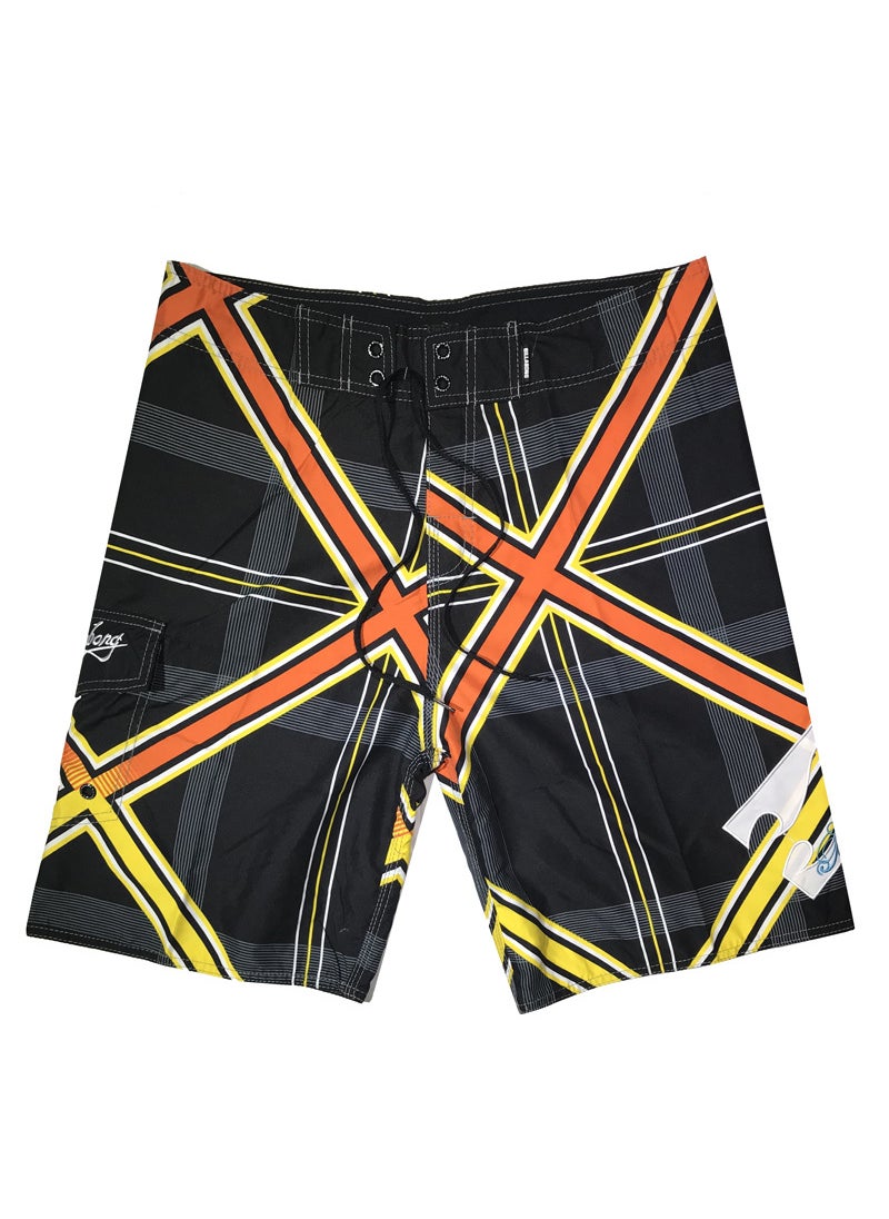 Mens Quick-dry Surf Shorts Peach Skin Summer 2023 Black