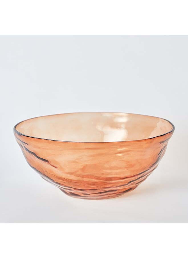 Adro Organic Amber Glass Vase 25 x 10.5 x 25 cm