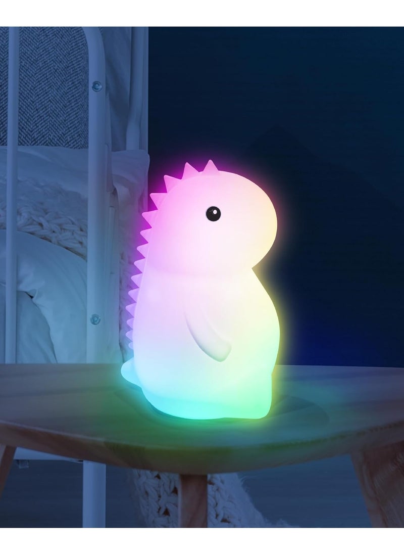 Color-Changing Squishy Dino Light