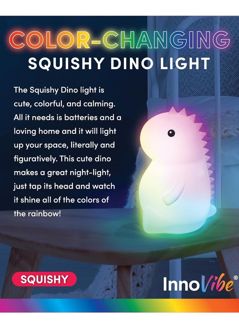 Color-Changing Squishy Dino Light