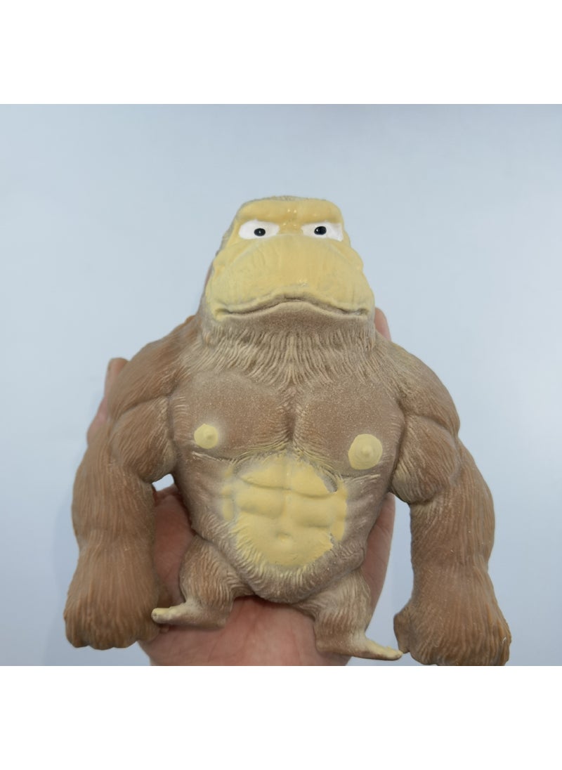 1 x 5 pcs Creative Slow Rebound Gorilla Toy for Stress Relief 5# medium orangutan (about 600g)