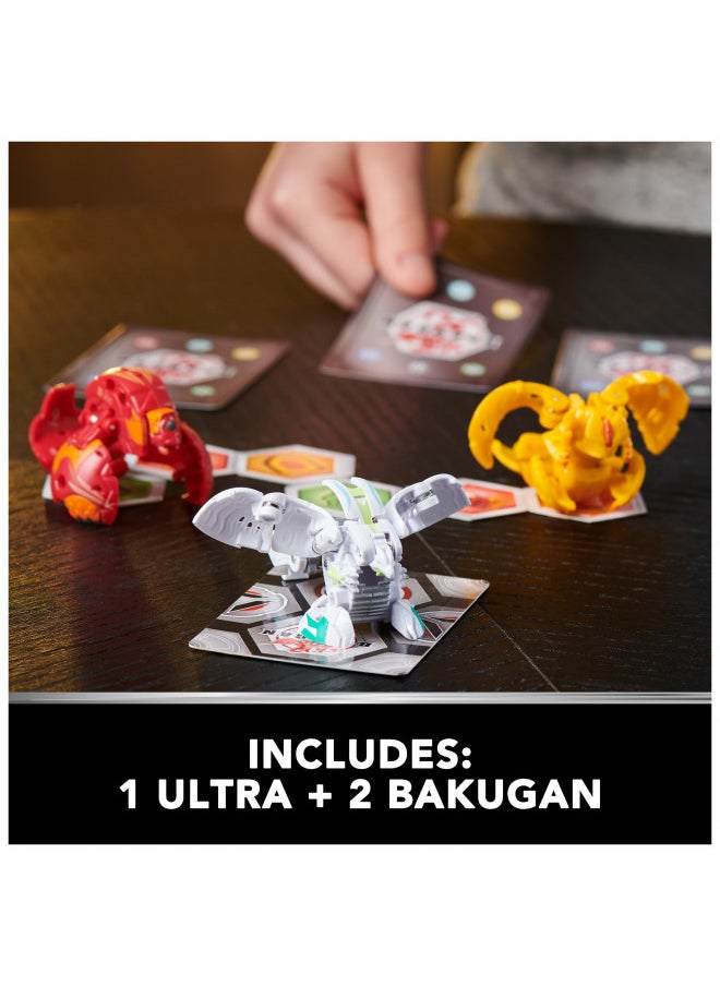 Bakugan Legends Starter 3-Pack, Gorthion Ultra with Leonidas and Viloch, Collectible Action Figures, Ages 6 and Up