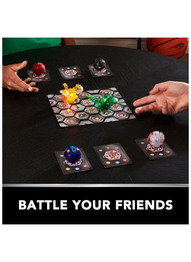 Bakugan Legends Starter 3-Pack, Gorthion Ultra with Leonidas and Viloch, Collectible Action Figures, Ages 6 and Up