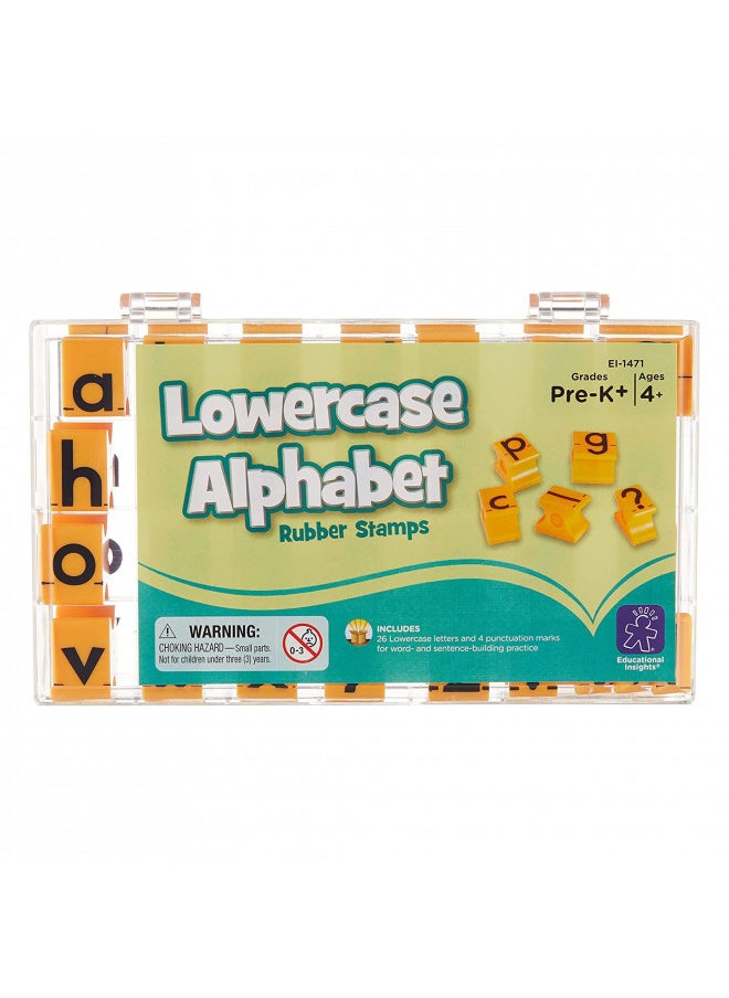 Educational Insights Alphabet Rubber Stamps - Lowercase 5/8