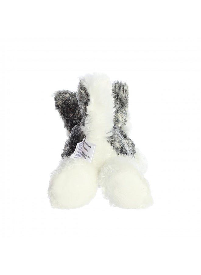 Aurora® Adorable Mini Flopsie Mush Stuffed Animal - Playful Ease - Timeless Companions - Gray 8 Inches