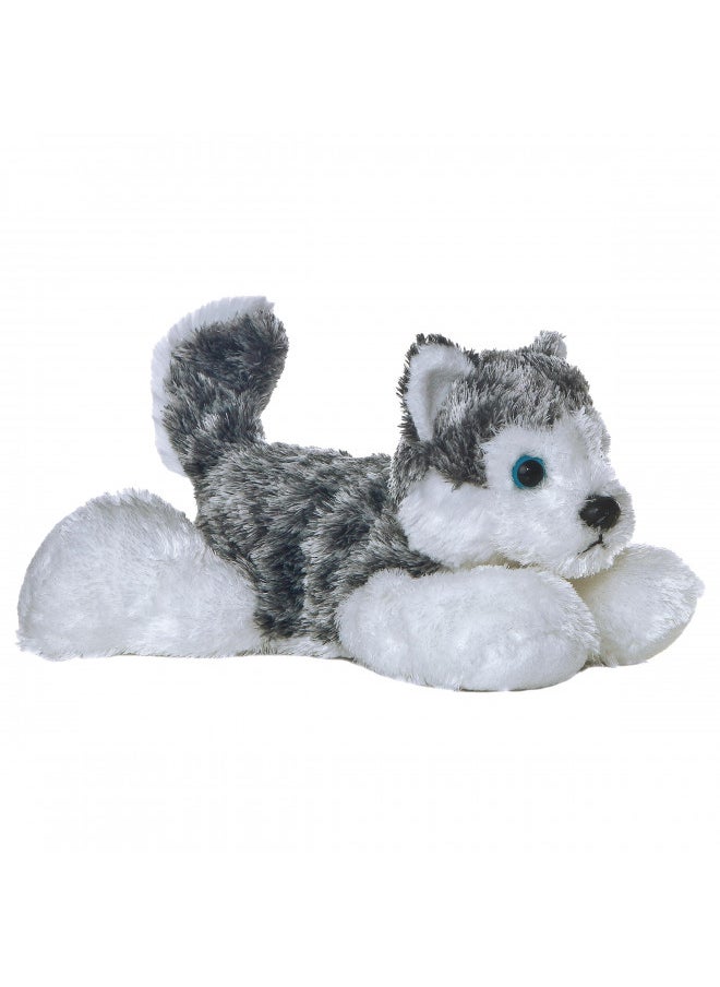 Aurora® Adorable Mini Flopsie Mush Stuffed Animal - Playful Ease - Timeless Companions - Gray 8 Inches