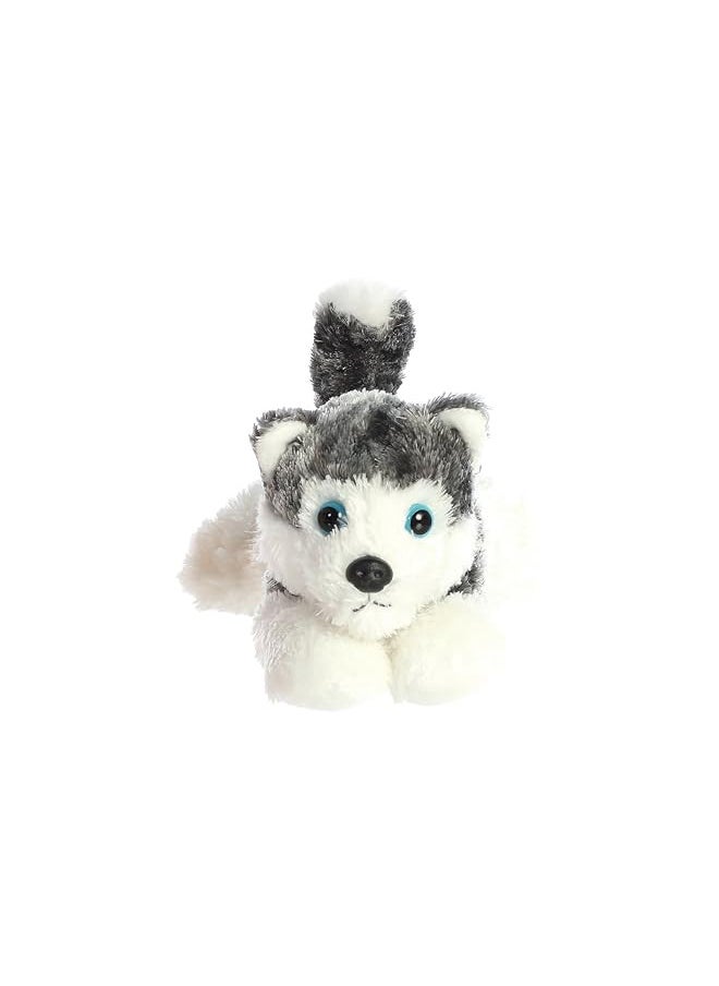 Aurora® Adorable Mini Flopsie Mush Stuffed Animal - Playful Ease - Timeless Companions - Gray 8 Inches