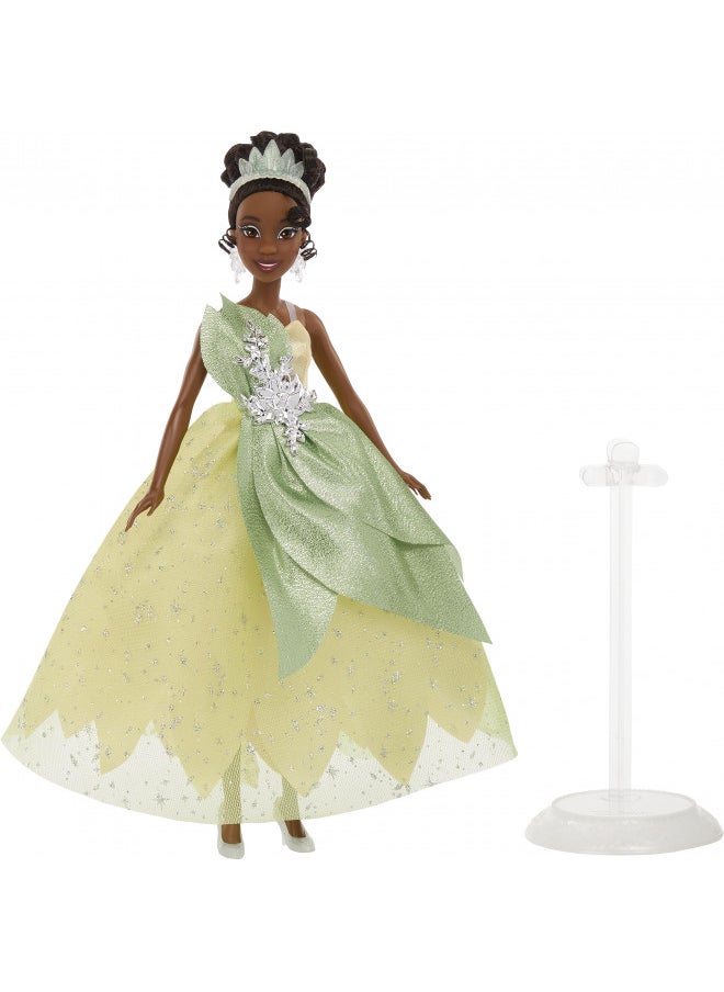 Mattel Disney Toys, Collector Tiana Doll to Celebrate Disney 100 Years of Wonder, Inspired by Disney Movie, Gifts for Kids and Collectors