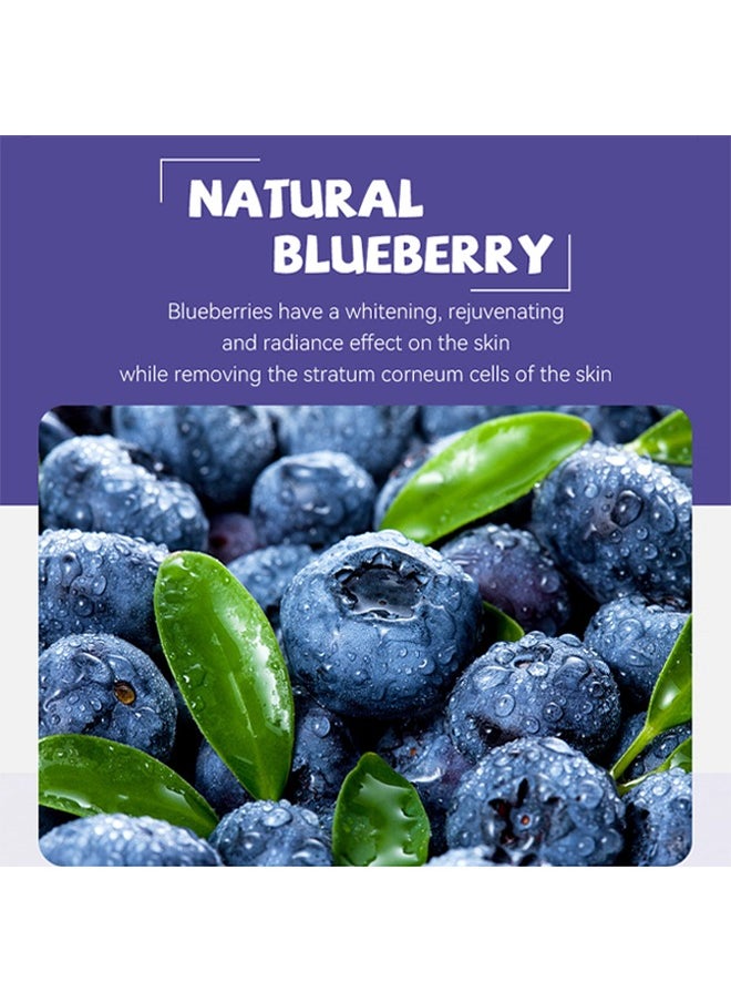 Blueberry Clay Mask-With Hyaluronie Acid, Cleansing Blackheads, Skin lightening Care Brighten, Blueberry Clay Mask For Controlling Acne, Oil And Refining Pores, Prevents oxidation of the skin 120g