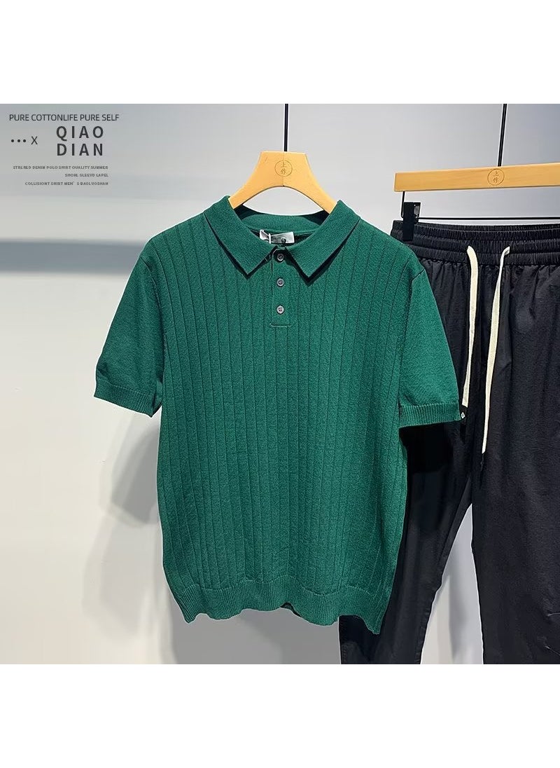 2023 Casual Chic Japanese Style Mens Summer Polo Shirt green