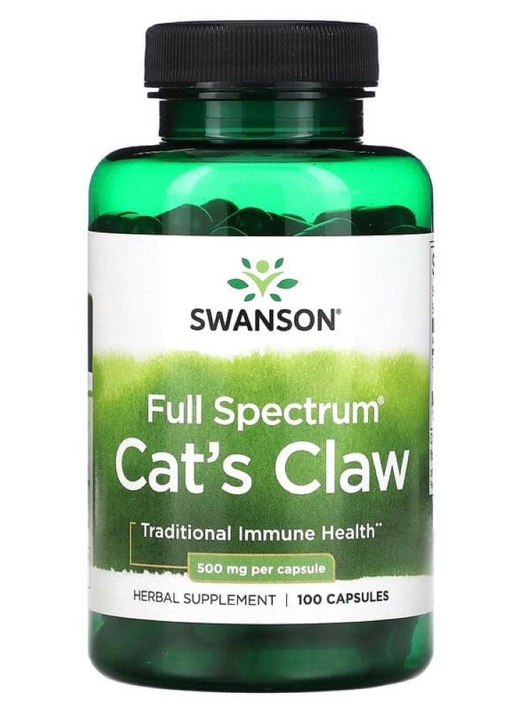 Full Spectrum Cat's Claw 500 mg 100 Caps