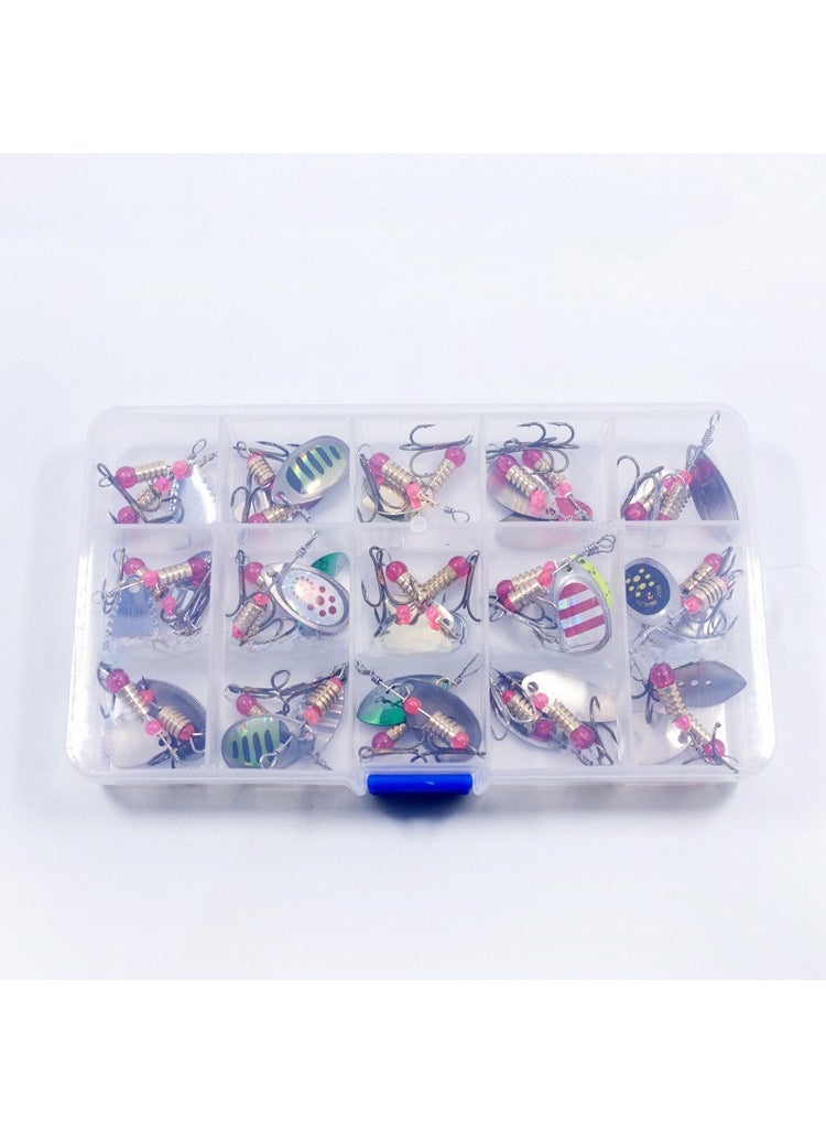 Rotating Metal Sequins Hand-Cast Lures 10-Pack Style 4 (Thirty boxes)