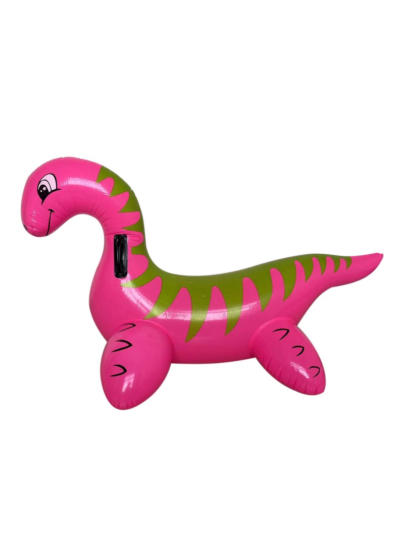 Inflatable Dinosaur Kids Pool Float Thick PVC Swim Ring Red