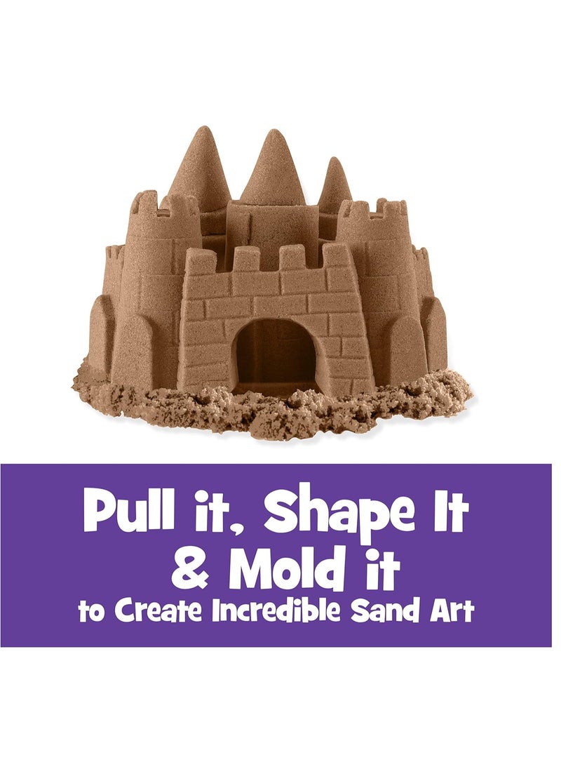 Kinetic Sand, The Original Moldable Sensory Play Sand, Brown, 2 lb. Resealable Bag, Ages 3+