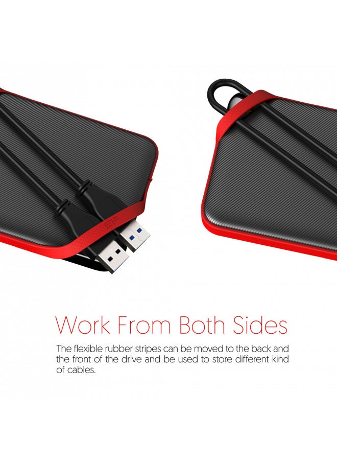 Silicon Power 4TB Rugged Armor A62L Shockproof/ IPX4 Water-Resistant/Dustproof/Anti-Scratch USB 3.0 2.5