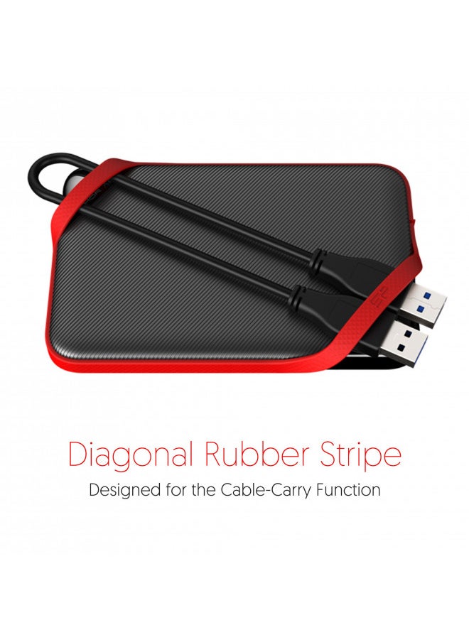 Silicon Power 4TB Rugged Armor A62L Shockproof/ IPX4 Water-Resistant/Dustproof/Anti-Scratch USB 3.0 2.5