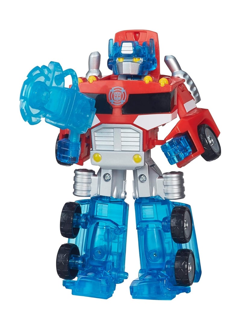 Transformers Rescue Bots Energize Optimus Prime, 7-Inch Action Figure, Kids Converting Robot Toy