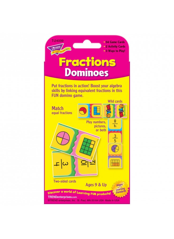 Fractions Dominoes Challenge Cards