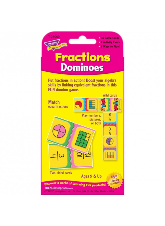 Fractions Dominoes Challenge Cards