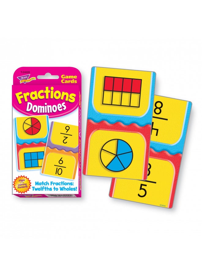 Fractions Dominoes Challenge Cards