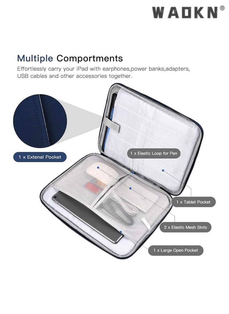Tablet Sleeve Case for 11 inch iPad Pro M4 / 11 inch iPad Air M2 / 10.9 inch iPad / 10.2