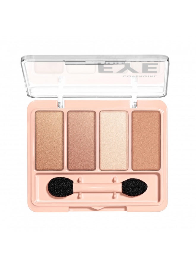COVERGIRL - Eye Enhancers 4-Kit Eyeshadow, silky, sheer formula, double ended applicator, 100% Cruelty-free